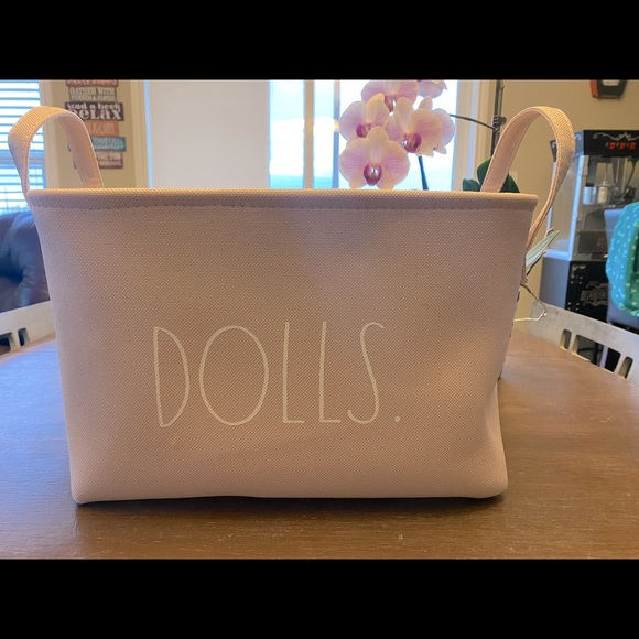 Rae Dunn Dolls storage basket